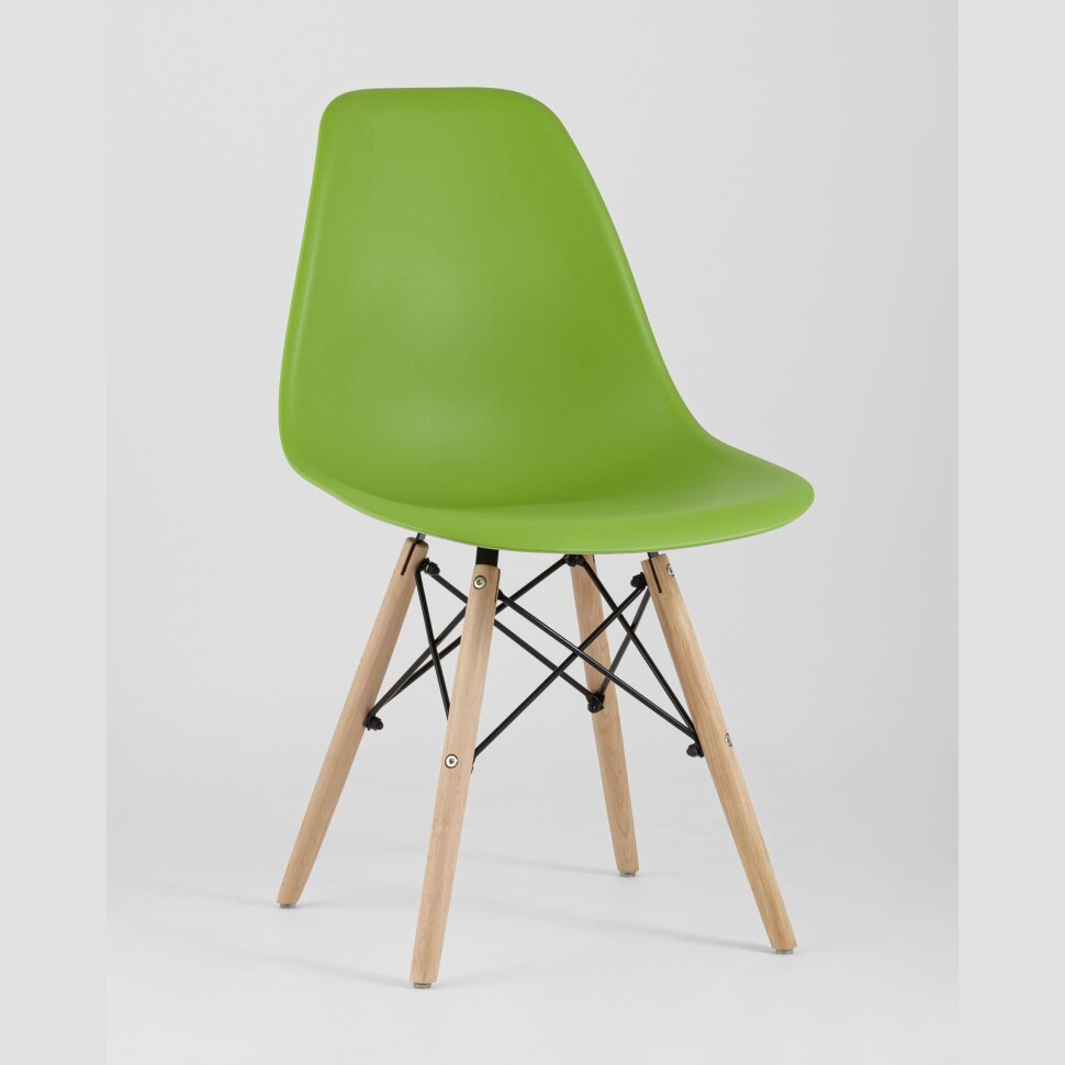 Стул Eames Style DSW зеленый x4 Стул Eames Style DSW зеленый x4