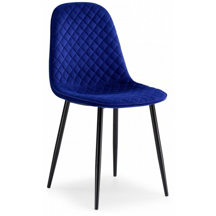 Стул на металлокаркасе Capri dark blue / black Стул на металлокаркасе Capri dark blue / black