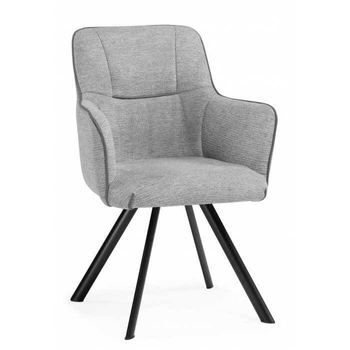 Стул на металлокаркасе Elis gray / dark gray / black Стул на металлокаркасе Elis gray / dark gray / black
