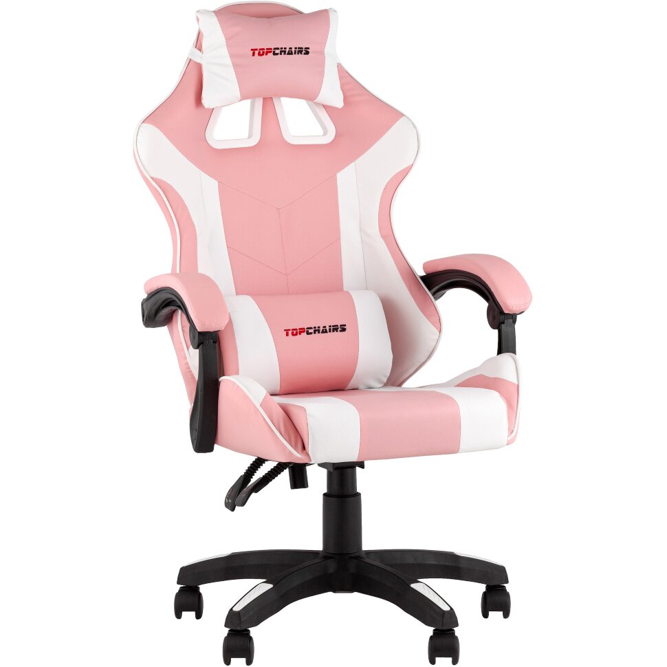 Кресло спортивное TopChairs MG-7035 розово-белый Кресло спортивное TopChairs MG-7035 розово-белый