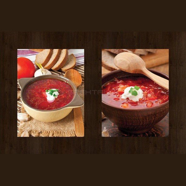 Квадратная столешница Werzalit (60х60 см) 272-661/662 супа печать Коричневый с рисунком Квадратная столешница Werzalit (60х60 см) 272-661/662 супа печать Коричневый с рисунком