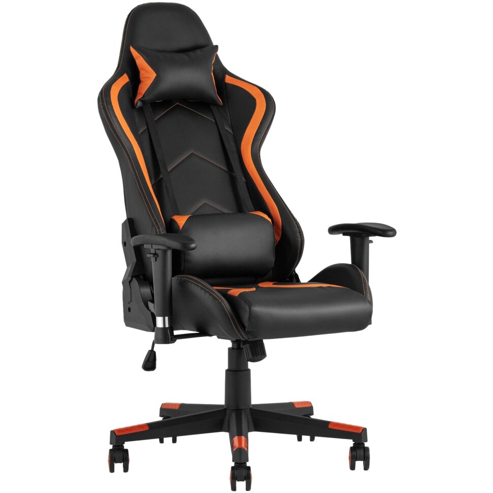 Кресло игровое TopChairs Cayenne оранжевое Кресло игровое TopChairs Cayenne оранжевое